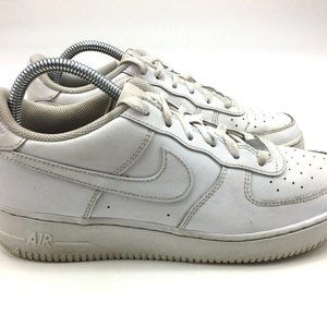 Nike Air Force 1 Low Triple White Youth 7Y 314192-117 Casual Sneakers Shoes